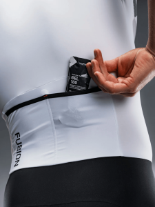 Tempo! Two Suit Triatlon Trisuit Unisex - Siyah/Beyaz |Fusion