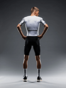 Tempo! Two Suit Triatlon Trisuit Unisex - Siyah/Beyaz |Fusion