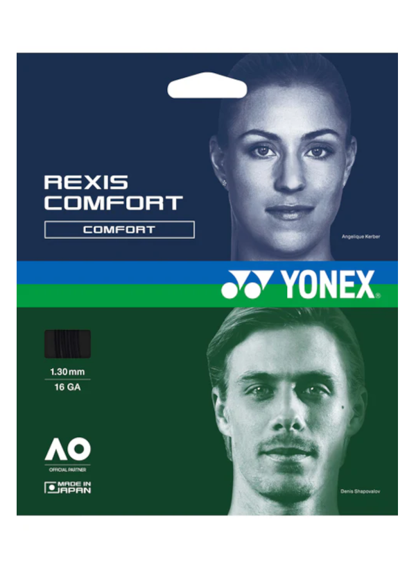 Rexis Comfort 130 Multifilament 12m Tenis Kordajı - Siyah | Yonex