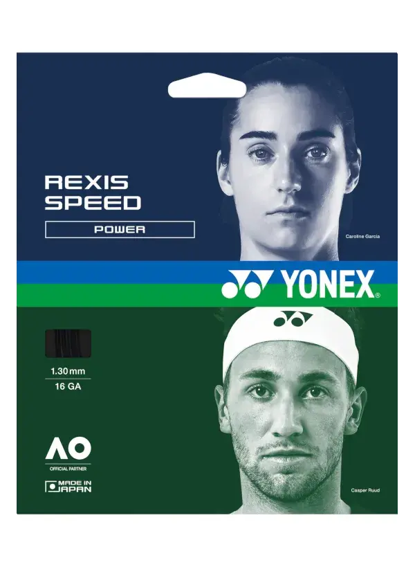 Rexis Speed 130 Multifilament 12m Tenis Kordajı - Siyah | Yonex