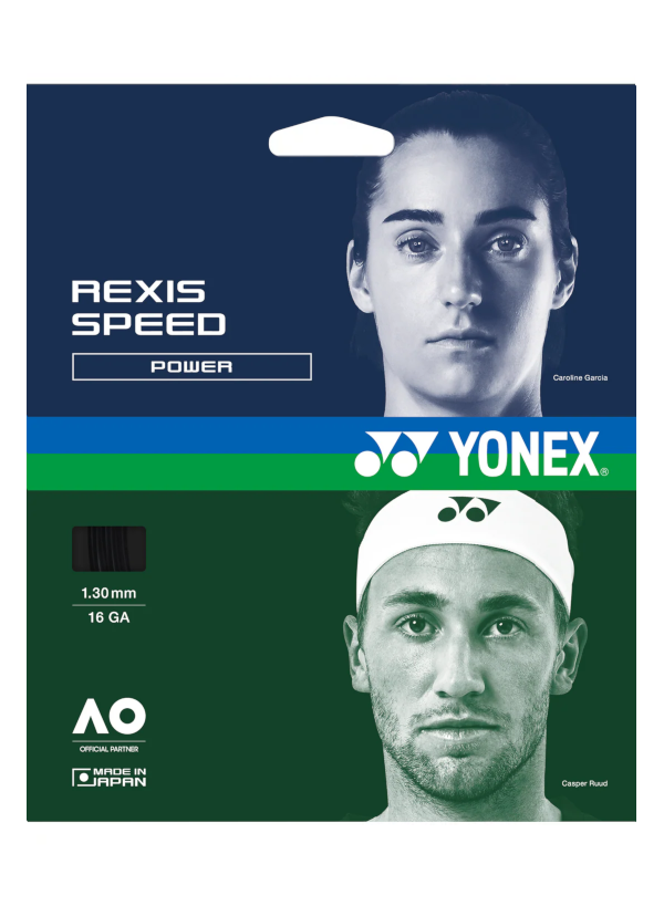 Rexis Speed 130 Multifilament 12m Tenis Kordajı - Siyah | Yonex