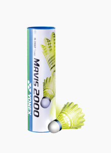 Mavis 2000 Naylon 6'lı Sarı Badminton Topu | Yonex