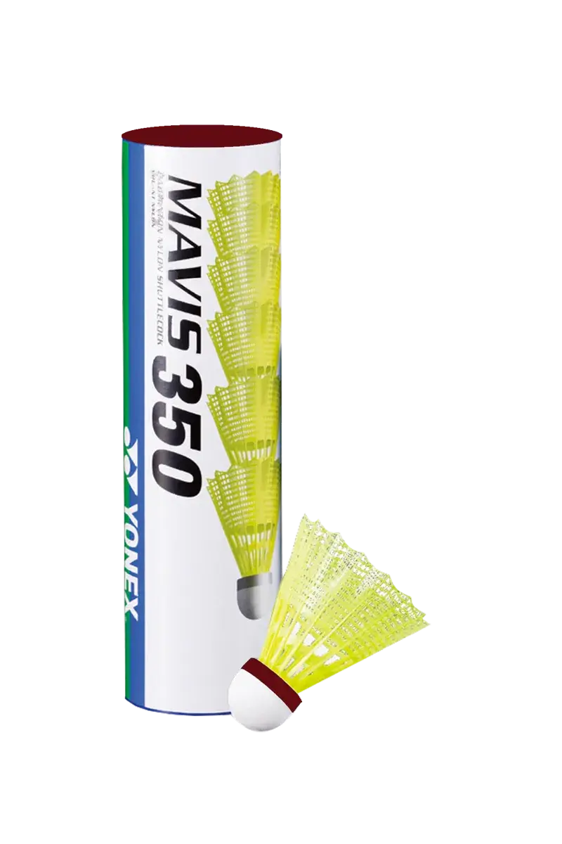 Tüy Top Mavis 350 Naylon 6'lı Sarı - Kırmızı Bant | Yonex