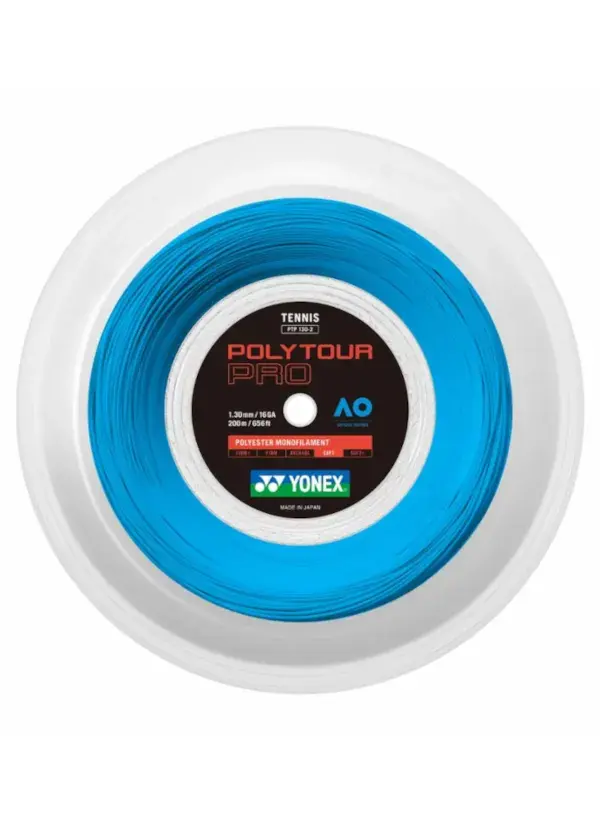 PolyTour Pro 130 Monofilament 200m Tenis Kordaj - Mavi | Yonex