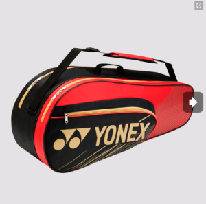 4726 - 6 lı siyah / kırmızı raket çantası - Yonex