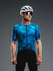 Tempo! Two Jersey (Yüksek Performanslı Yarış Kesimli Bisiklet Forması) - Unisex |Fusion Mavi - S(mall)