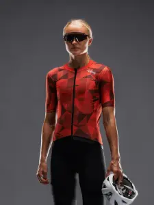 Tempo! Two Jersey (Yüksek Performanslı Yarış Kesimli Bisiklet Forması) - Unisex |Fusion Kırmızı - S(mall)