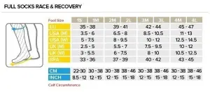 Compressport Full Sock Race & Recovery Rejenerasyon - Kompresyon Çorabı 2M - Siyah