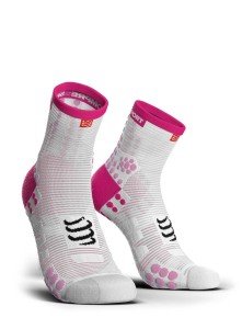Pro Racing Socks V3.0 - Run High - Performans Çorabı | Compressport T2 - Pembe