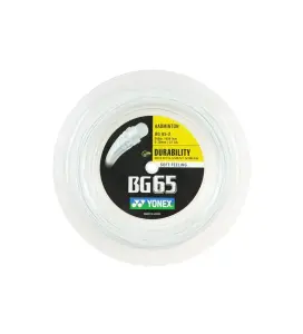 BG65 200m Badminton Kordajı - Beyaz | Yonex
