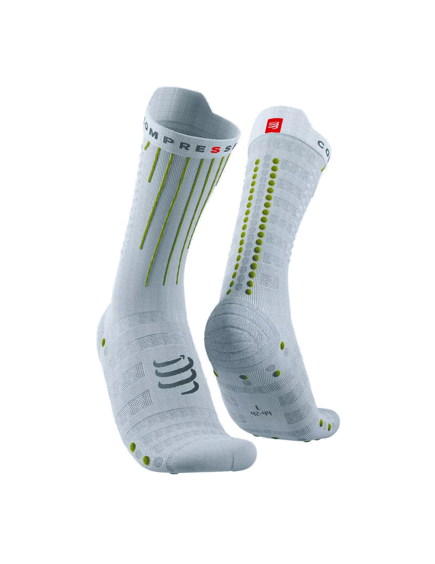 Aero  Socks- Triatlon/Koşu Çorabı |Compressport Beyaz - T2