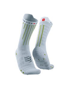 Aero  Socks- Triatlon/Koşu Çorabı |Compressport Beyaz - T3