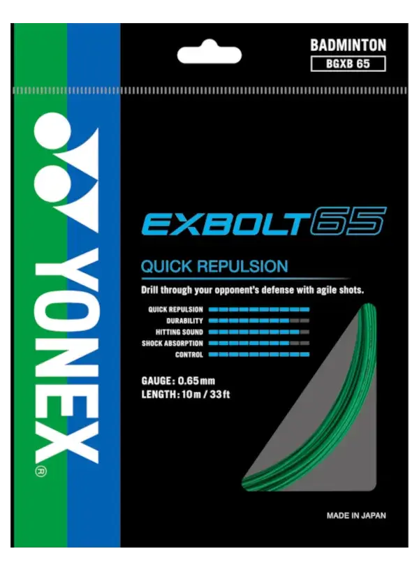 Exbolt 65  10m Badminton Kordajı - Yeşil | Yonex