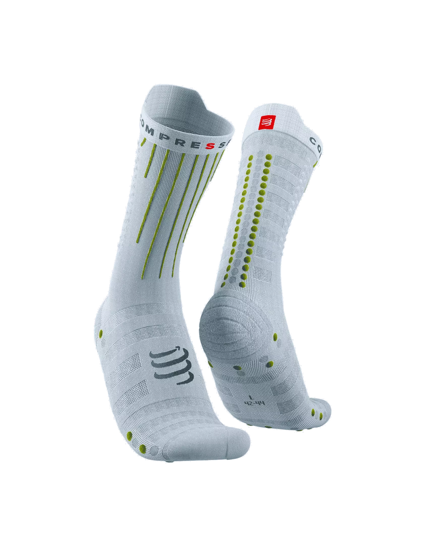 Aero  Socks- Triatlon/Koşu Çorabı |Compressport Beyaz - T4