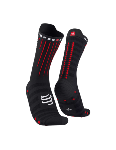 Aero  Socks- Triatlon/Koşu Çorabı |Compressport Siyah - T4