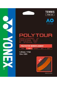 PolyTour Rev 120 Monofilament 12m Tenis Kordajı - Turuncu |Yonex