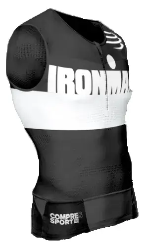 TR3 Ironman Tank Top (siyah / beyaz) - Compressport M(edium)