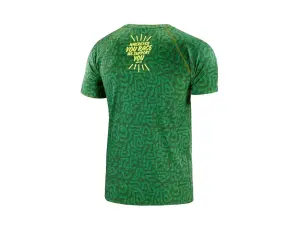 Training T-shirt / Antrenman T-shirt - Kamuflaj - Neon Yeşil 2020 | Compressport
