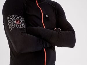 3D Thermo Ultralight Racing Hoodie - Koşu Termal Sweatshirt | Compressport