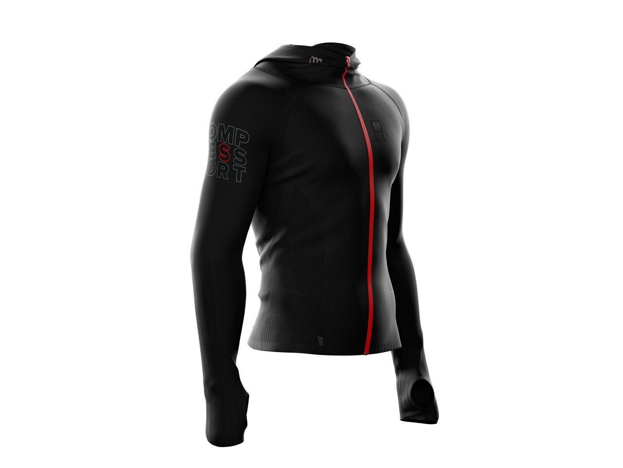 3D Thermo Ultralight Racing Hoodie - Koşu Termal Sweatshirt | Compressport