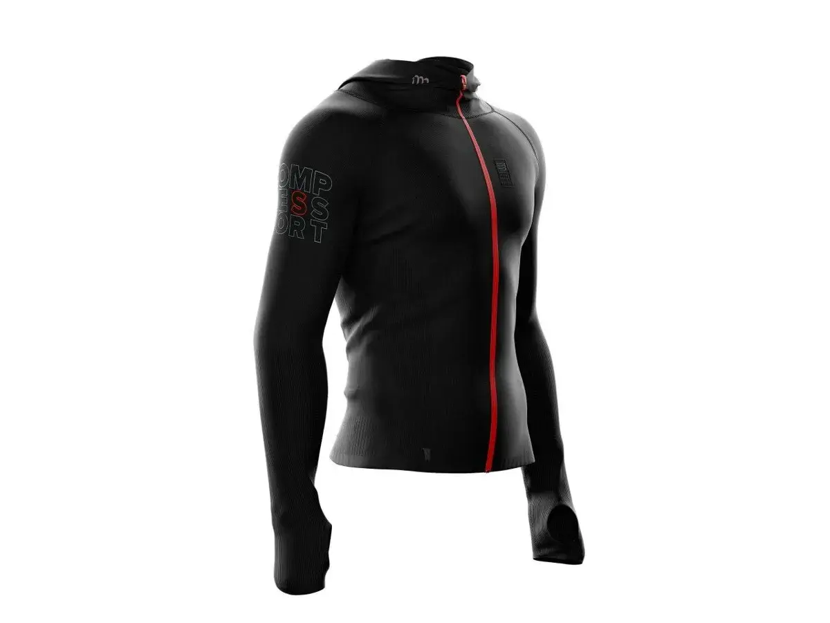 3D Thermo Ultralight Racing Hoodie - Koşu Termal Sweatshirt | Compressport XS(mall)