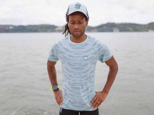 Training T-shirt / Antrenman T-shirt - Mavi | Compressport