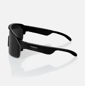 Müzikli ve Hızlı Ton Ayarlı (Fire Lenses) Akıllı Spor Güneş Gözlüğü  - Mat Siyah/Duman Grisi | Chamelo