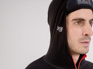 3D Thermo Hoodie - Sweatshirt Gri | Compressport