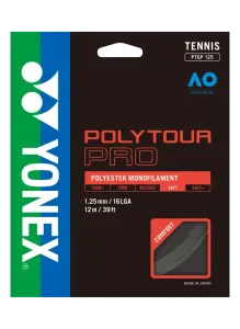PolyTour Pro 125  Monofilament 12m Tenis Kordajı - Grafit | Yonex