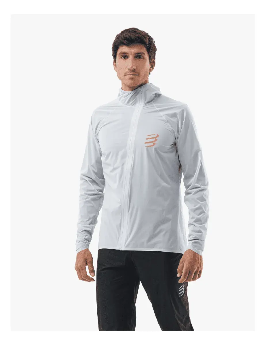 Hurricane Waterproof  10/10 - Su Geçirmez Yağmurluk Şafak Grisi | Compressport S(mall)