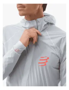 Hurricane Waterproof  10/10 - Su Geçirmez Yağmurluk Şafak Grisi | Compressport S(mall)