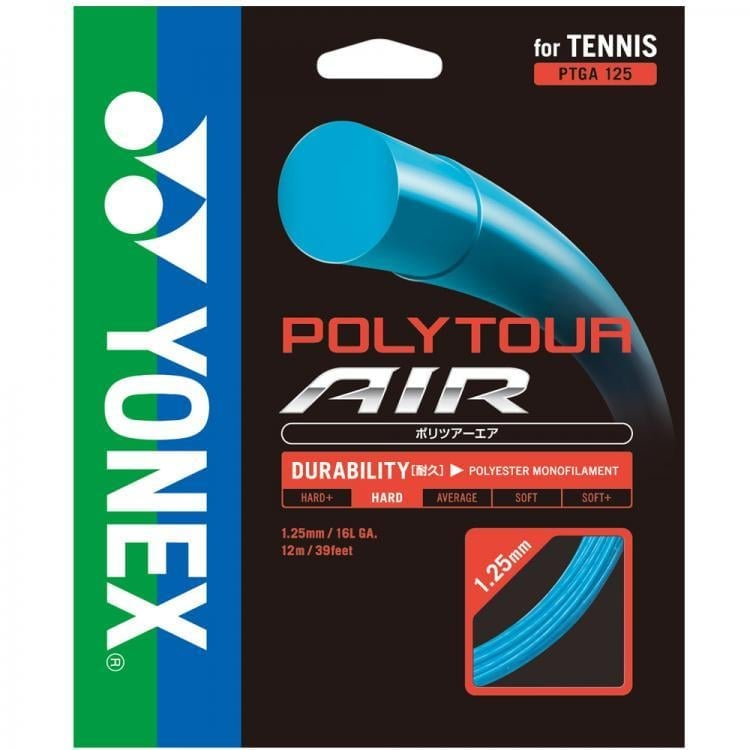 PolyTour Air 125 Monofilament 12m Tenis Kordajı - Gök Mavi | Yonex
