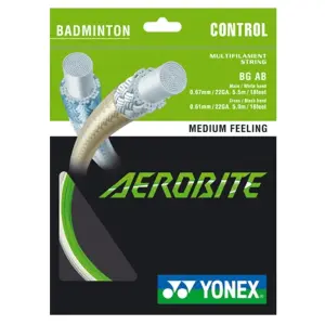BG-Aerobite 10M Badminton Kordajı - Beyaz / Yeşil | Yonex