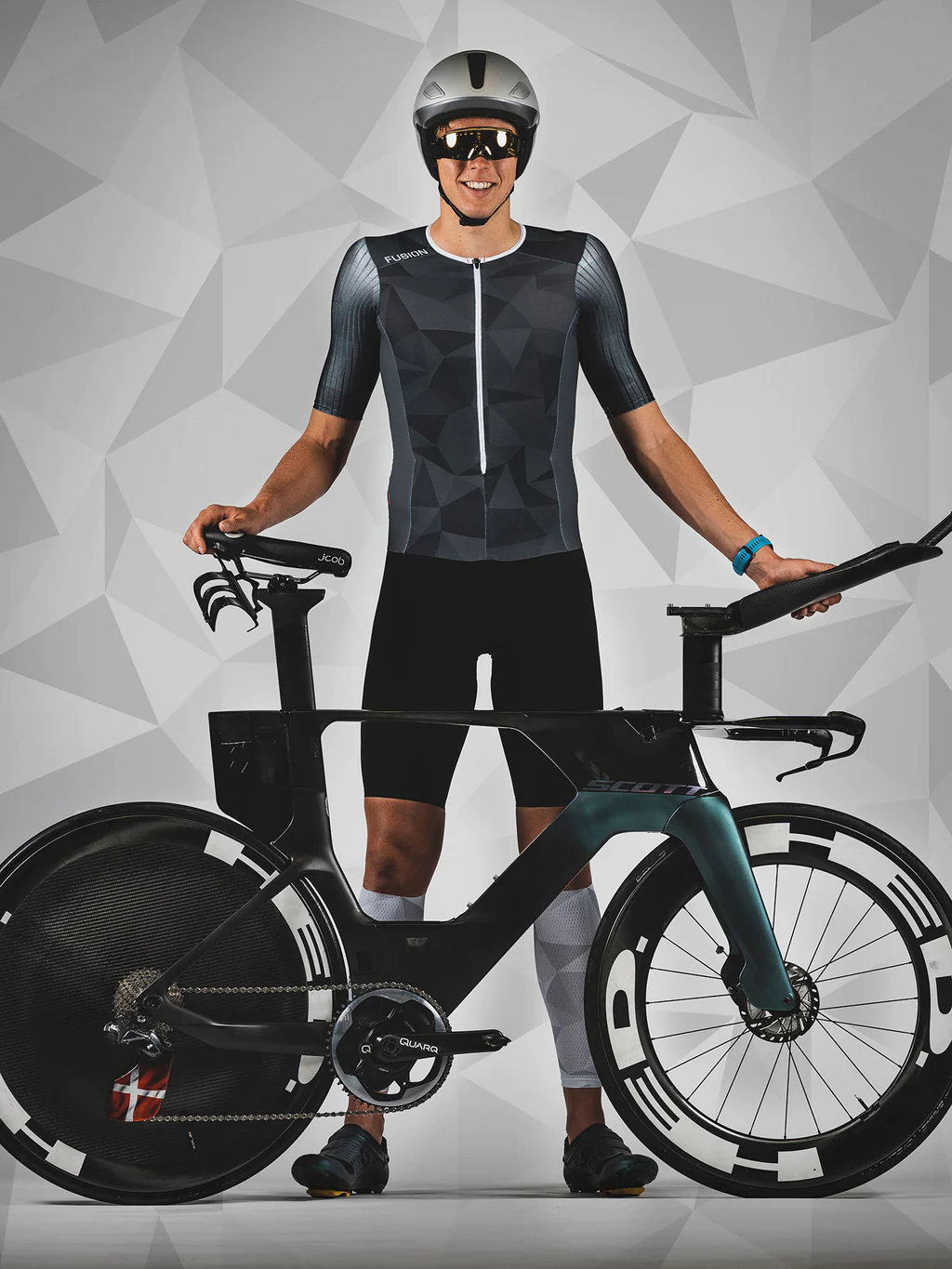 Tempo! One Suit Triatlon Trisuit Unisex |Fusion XL(arge) - Gri