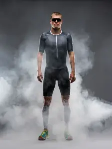 Tempo! One Suit Triatlon Trisuit Unisex |Fusion XL(arge) - Gri