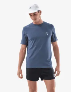 Performans Kısa Kollu Tişört - İndigo | Compressport S(mall)