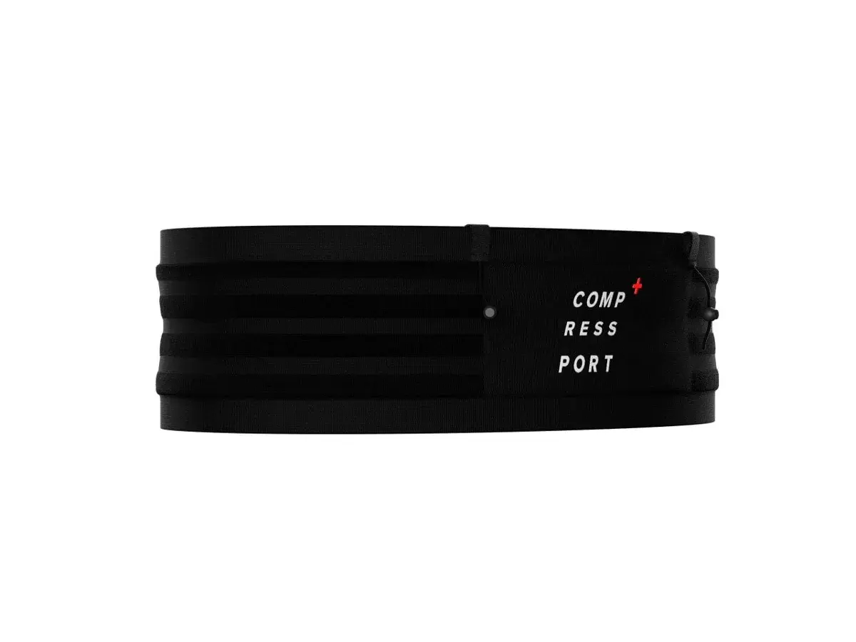 Free Belt Pro V.2 - Yarış için Serbest Kemer / Kuşak | Compressport Siyah - XS/S
