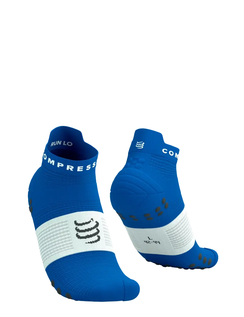 Pro Racing Socks V4.0 - Run Low Kısa - Performans Çorabı | Compressport Mavi - T4