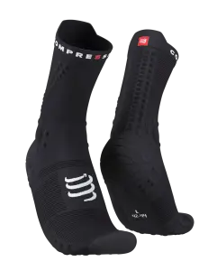 Pro Racing Socks V4.0 - Trail Run High - Performans Çorabı - Trail - Patika Koşu Çorabı | Compressport T3 - Siyah