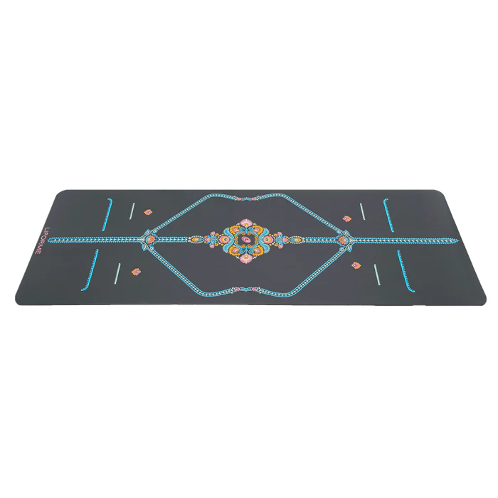 Liforme Mindful Garden Yoga Mat - Gri - Orjinal - 4.2 mm - (çantası ile beraber)