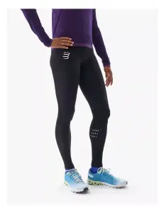 Run Under Control Full Tıghts (Uzun Koşu Taytı) Kadın - Siyah | Compressport T2