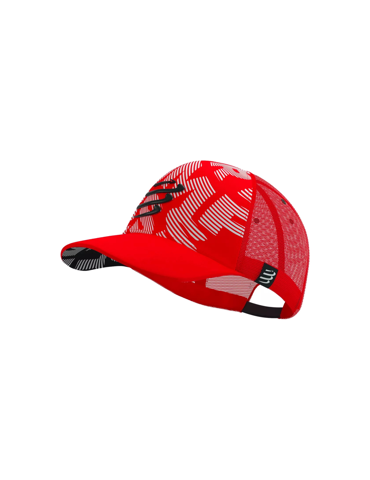 Trucker Cap - Kep Kırmızı-Beyaz | Compressport