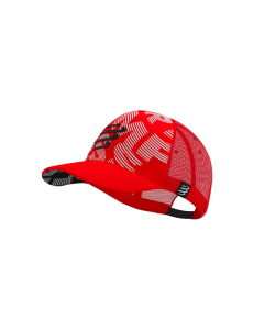 Trucker Cap - Kep Kırmızı-Beyaz | Compressport