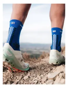 Pro Racing Socks V4.0 - Trail Run High - Performans Çorabı - Trail - Patika Koşu Çorabı | Compressport Lacivert - T4