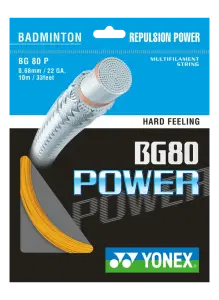 BG80 Power 10m Badminton Kordajı - Turuncu | Yonex