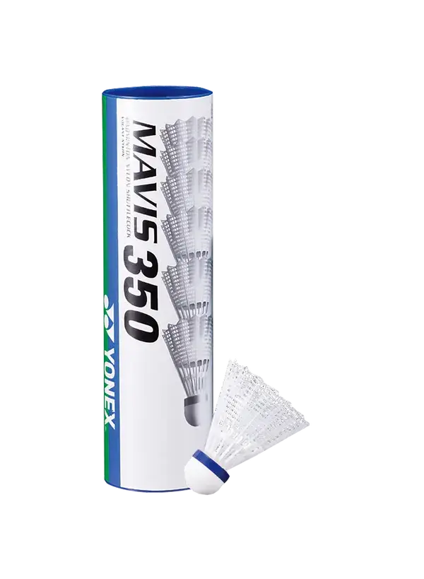 Tüy Top Mavis 350 Naylon 6'lı Beyaz - Mavi Bant | Yonex