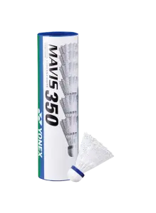 Tüy Top Mavis 350 Naylon 6'lı Beyaz - Mavi Bant | Yonex