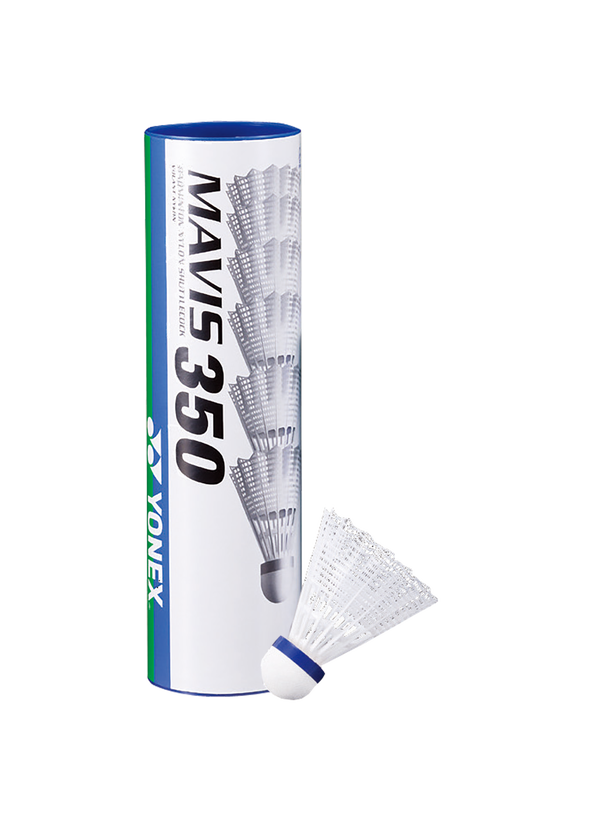 Tüy Top Mavis 350 Naylon 6'lı Beyaz - Mavi Bant | Yonex