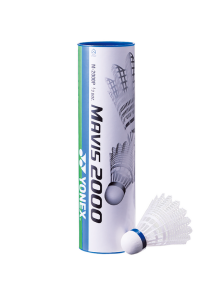 Mavis 2000 Naylon 6'lı Beyaz Badminton Topu | Yonex