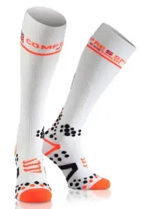 Compressport Full Sock Recovery - Kompresyon Çorabı Rejenerasyon (Beyaz)